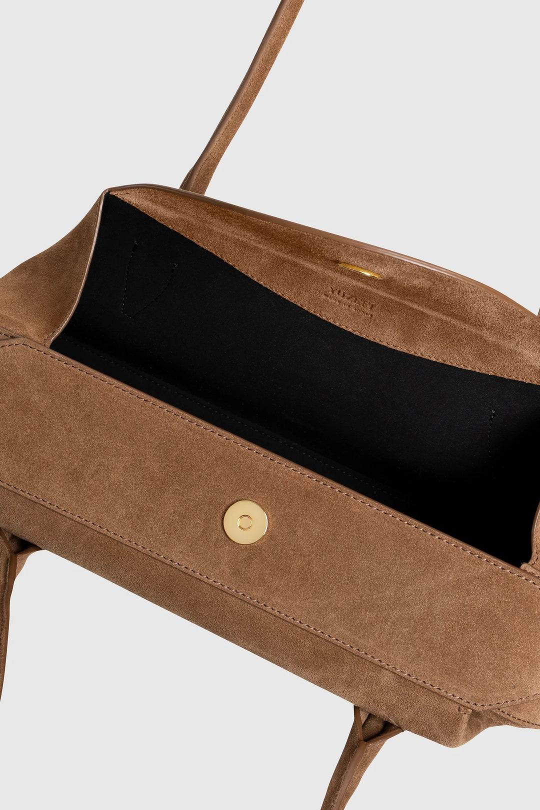 YUZEFI Oyster Suede Shoulder Bag Cognac - Dale