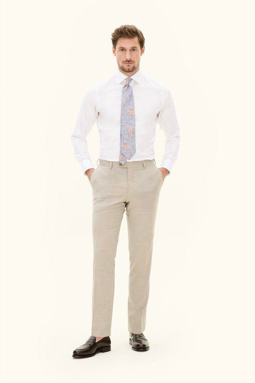 Denz Trousers Nubuck Beige