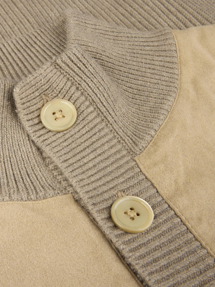 STENSTRÖMS Jacket Knitted Hybrid Buttoned Alcantara - Dale
