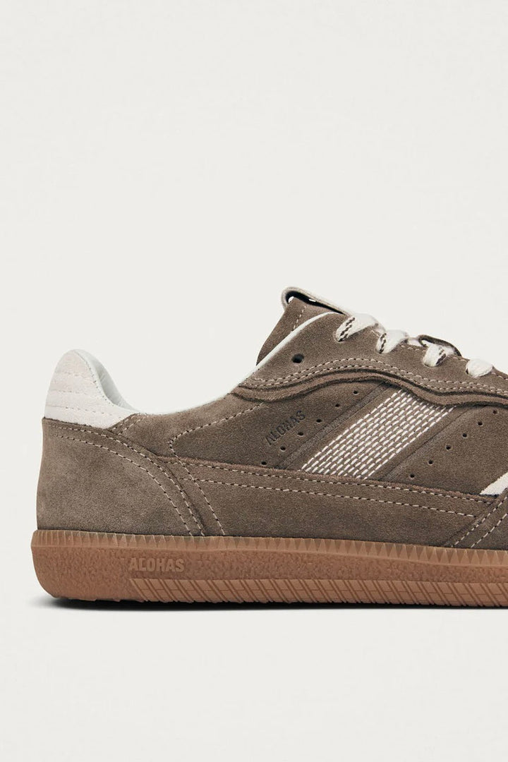 Tb.490 Rife Taupe Leather Sneakers
