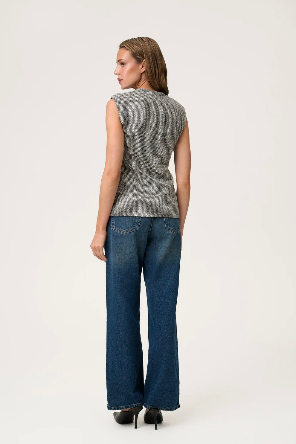 Vasto Vest Grey Melange