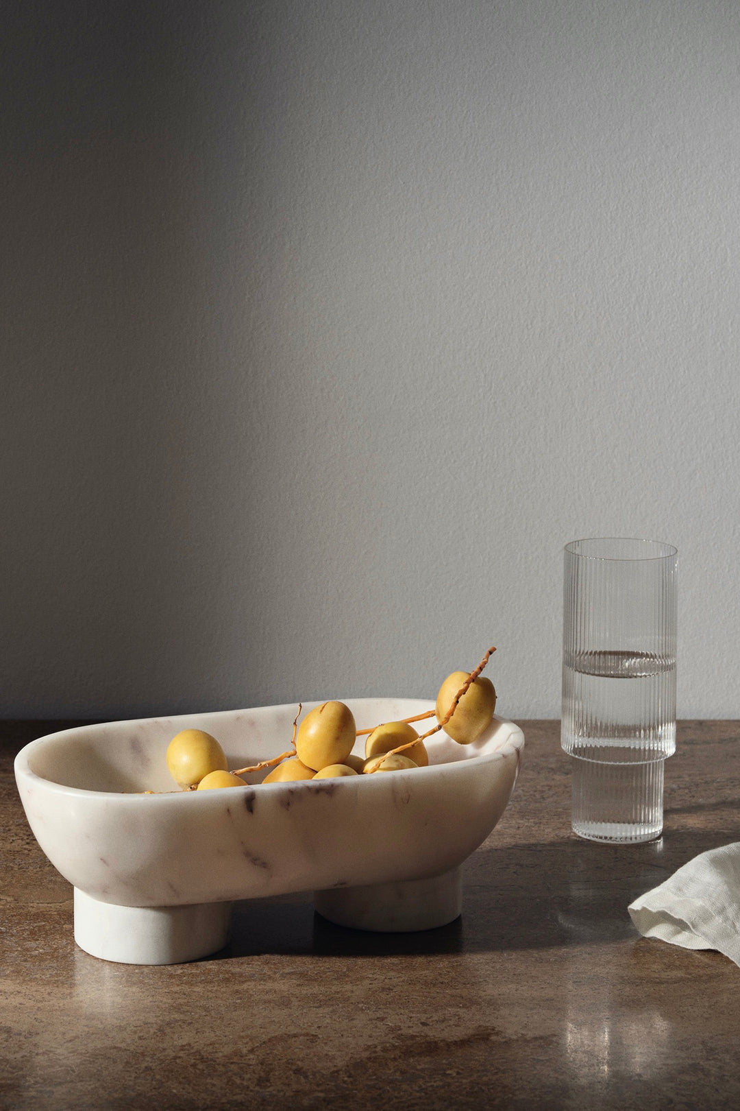 ferm LIVING Ripple Long Drink Glasses Clear - Set of 4 - Dale