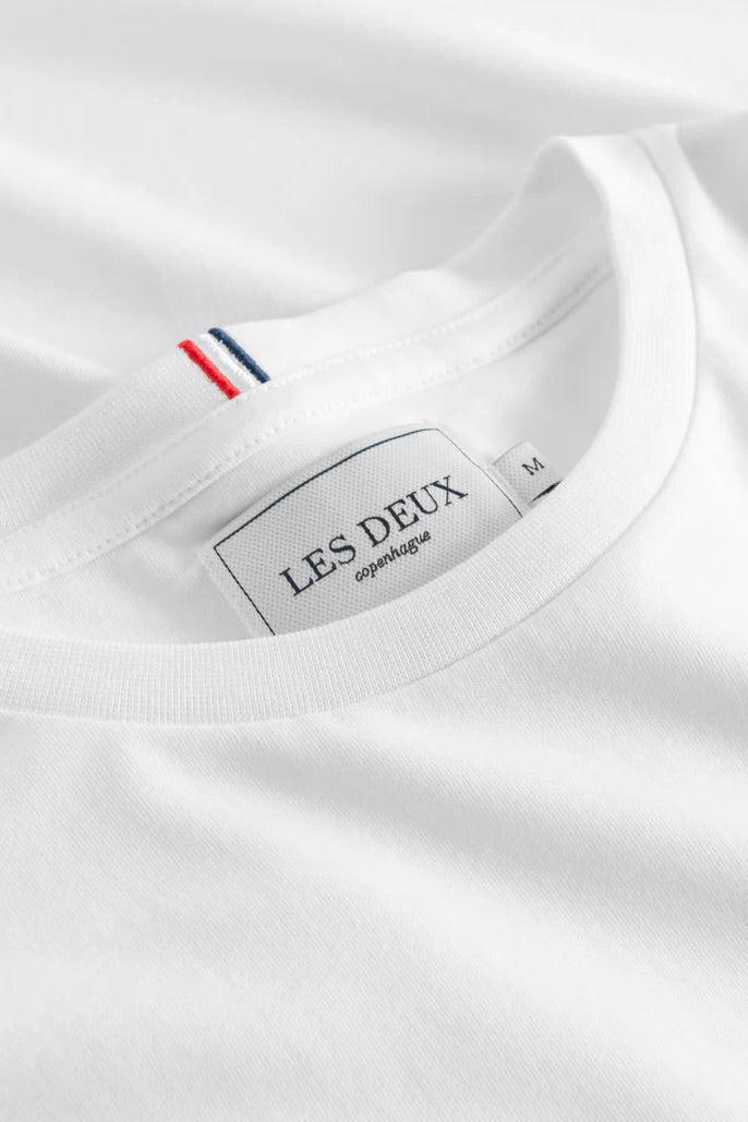 LES DEUX - NØRREGAARD T-SHIRT WHITE - Dale