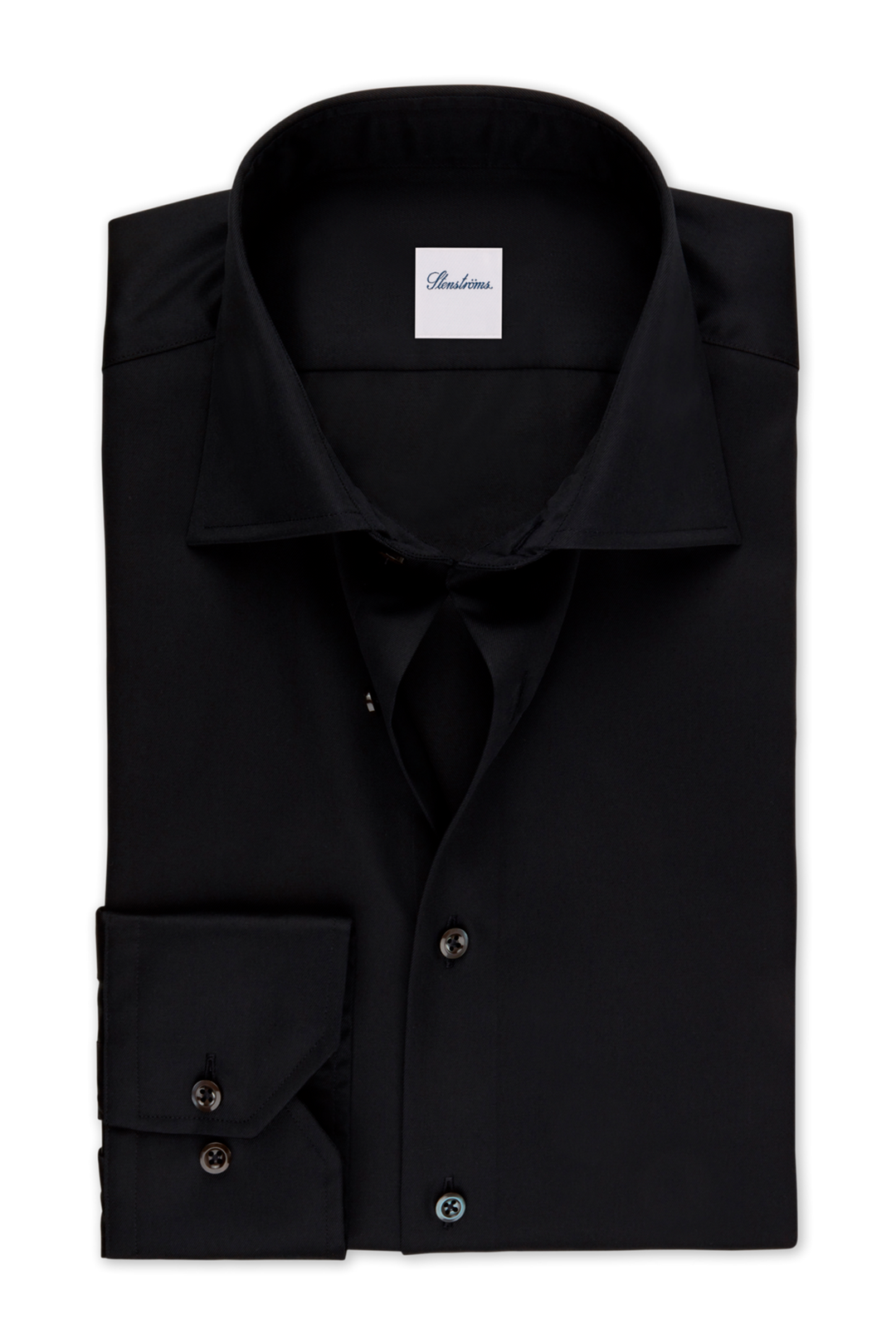 STENSTRÖMS Regular Twill Shirt C77 Black - Dale