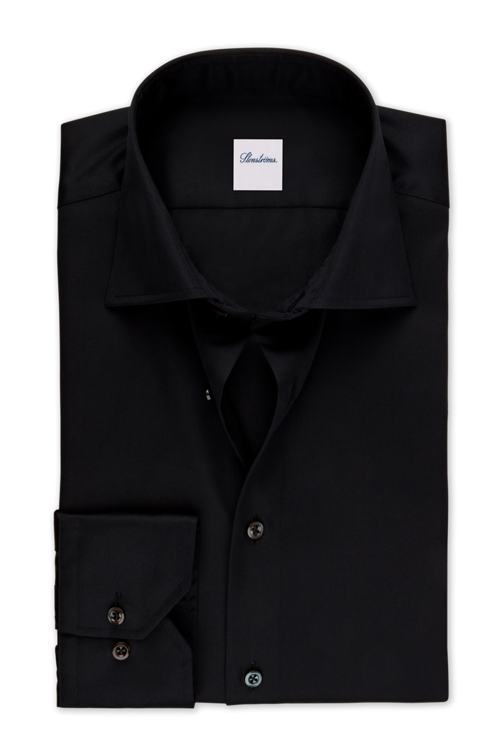STENSTRÖMS Regular Twill Shirt C77 Black - Dale