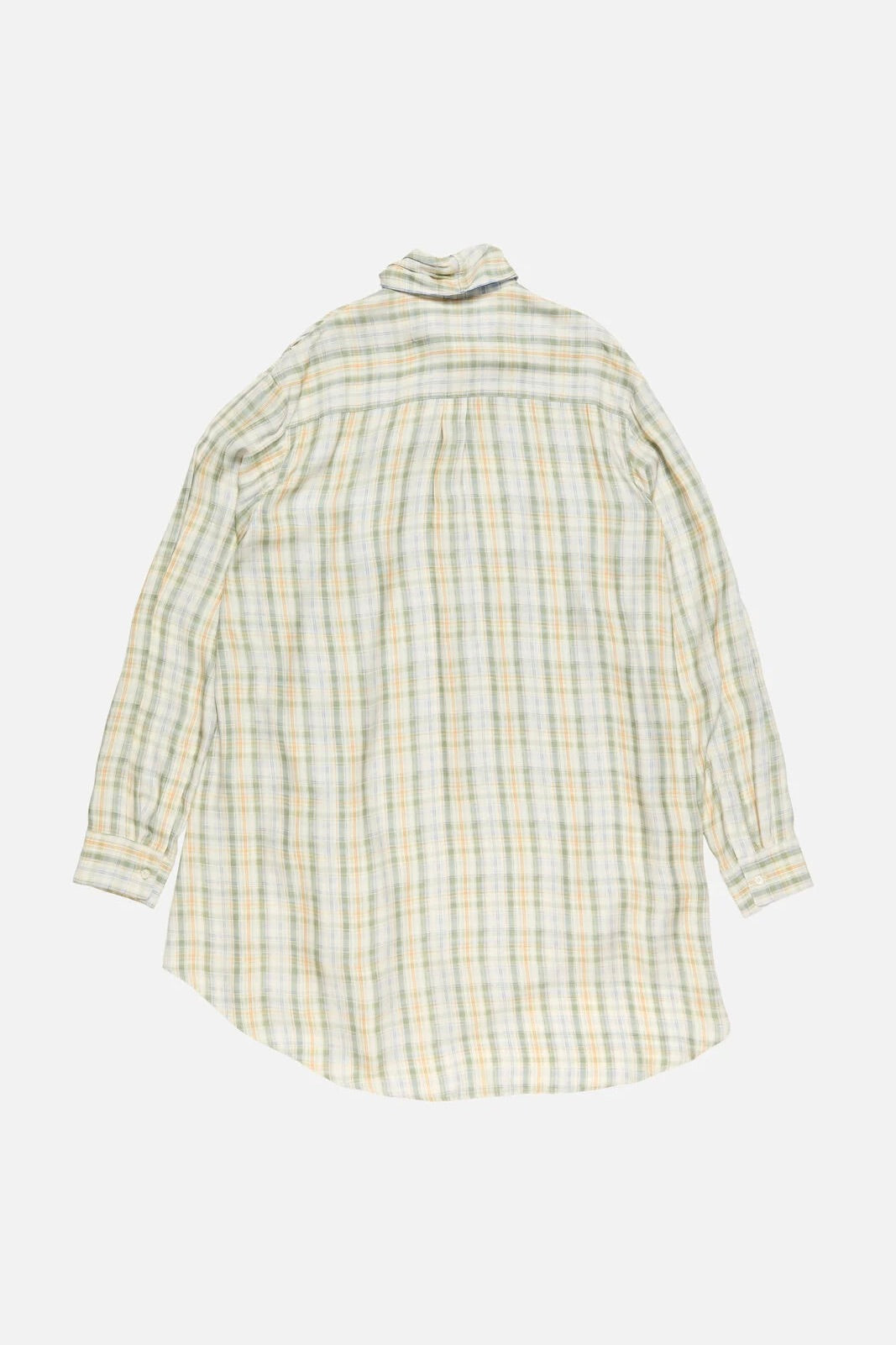 Check Tunic Dress Green/Blue