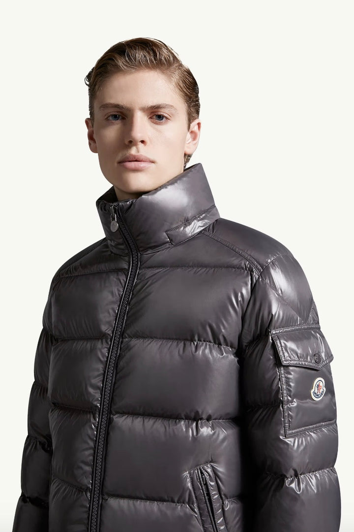 Moncler Maya Short Down Jacket Charcoal