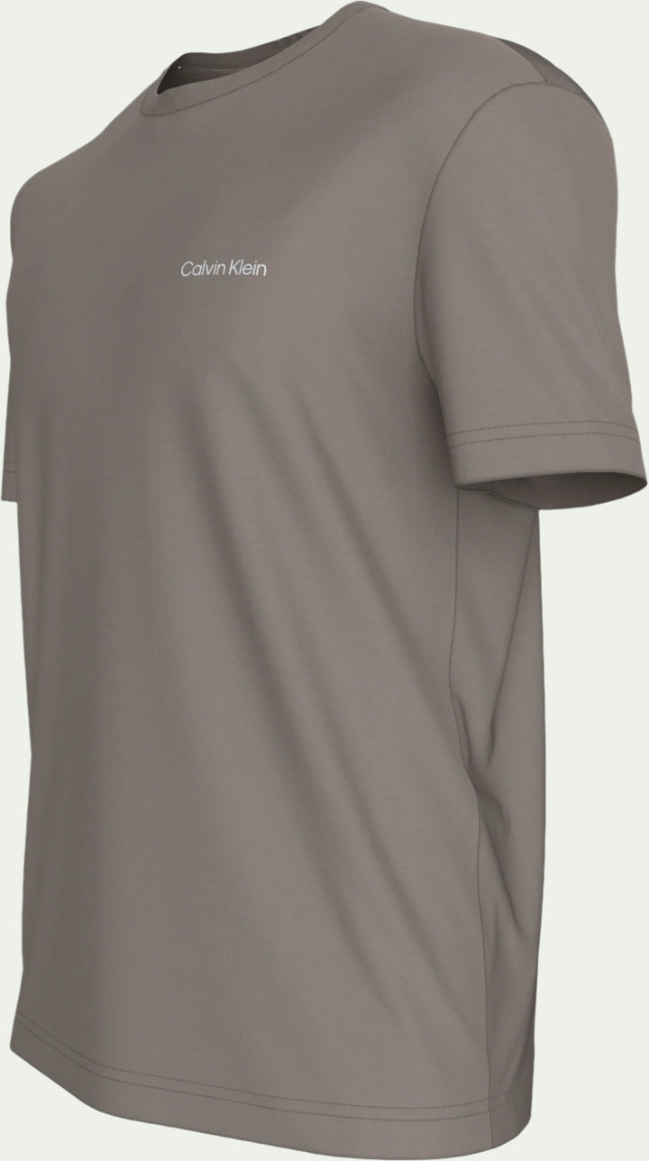 MICRO LOGO INTERLOCK T-SHIRT GREY