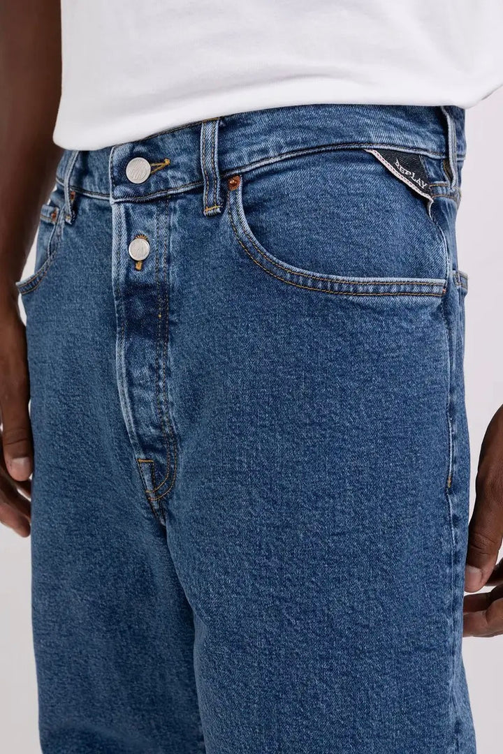 M9Z1 Straight Fit Jeans Medium Blue
