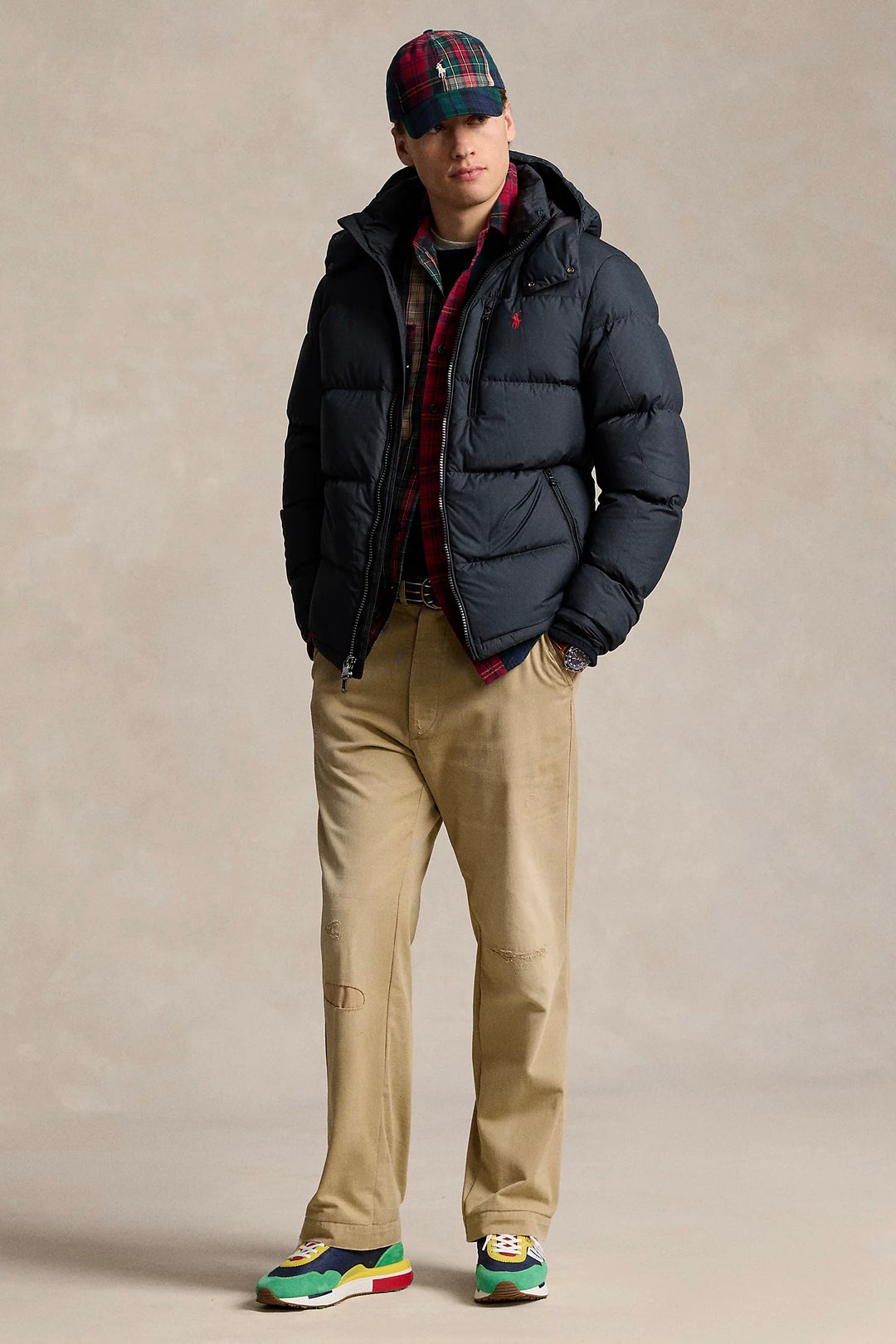 The Gorham Down Jacket Polo Black