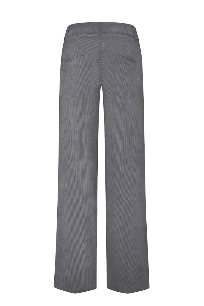 Amelie Corduroy Pants Steal Grey