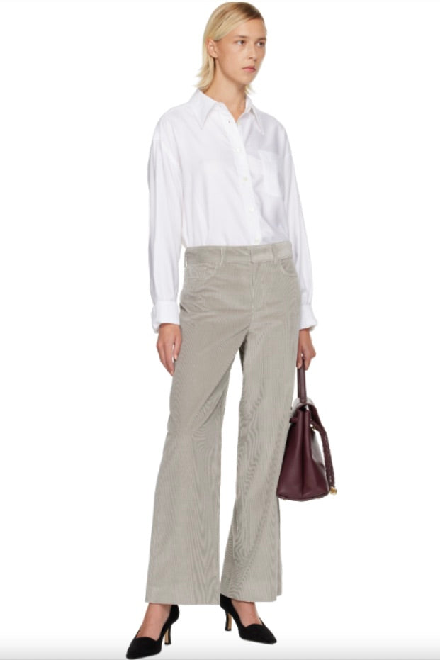 Eneide Corduroy Trouser Pearl Grey