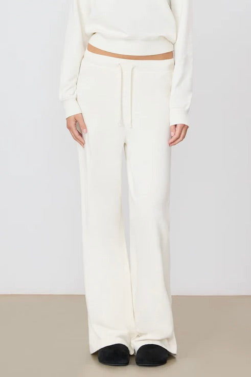Drawstring Wide Leg Sweatpant