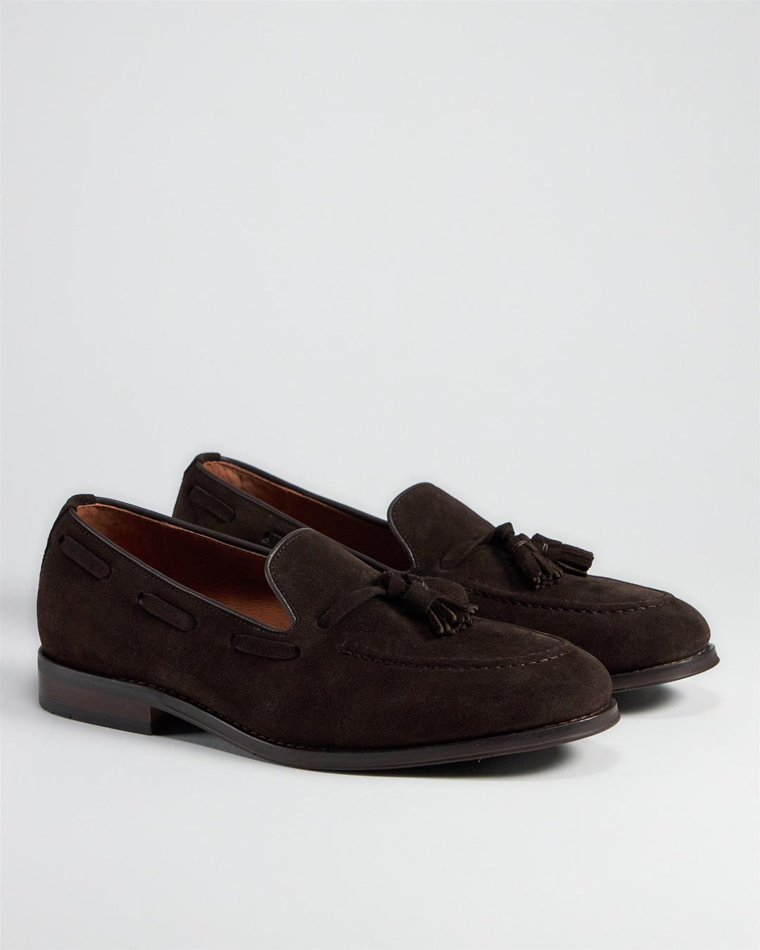 1037 Suede Loafer Dark Brown
