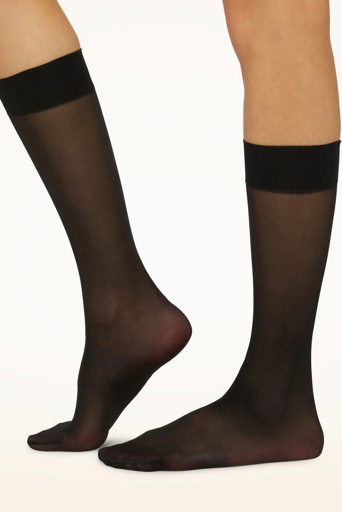 Satin Touch 20 Socks Black