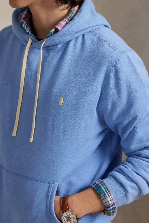 The RL Fleece Hoodie Bristol Blue