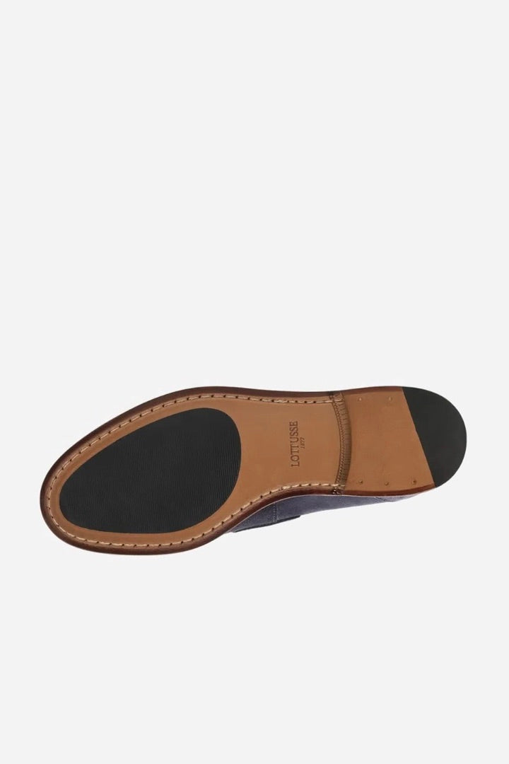 LOTTUSSE Yale Loafer Marine Blue - Dale