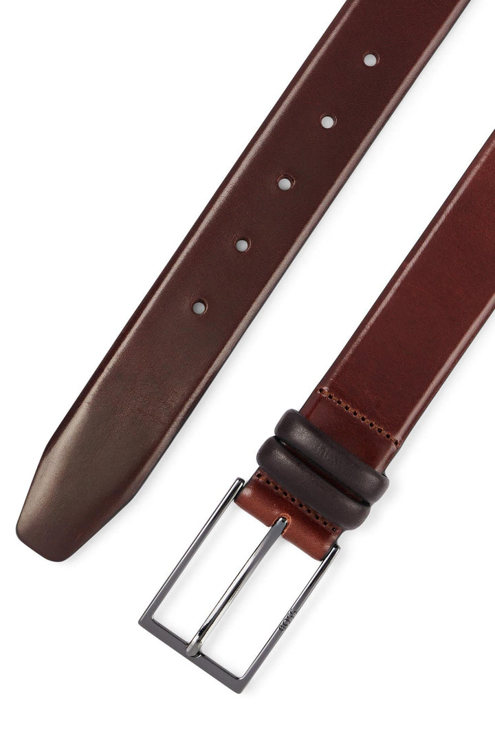 Carmello Leather Belt Medium Brown