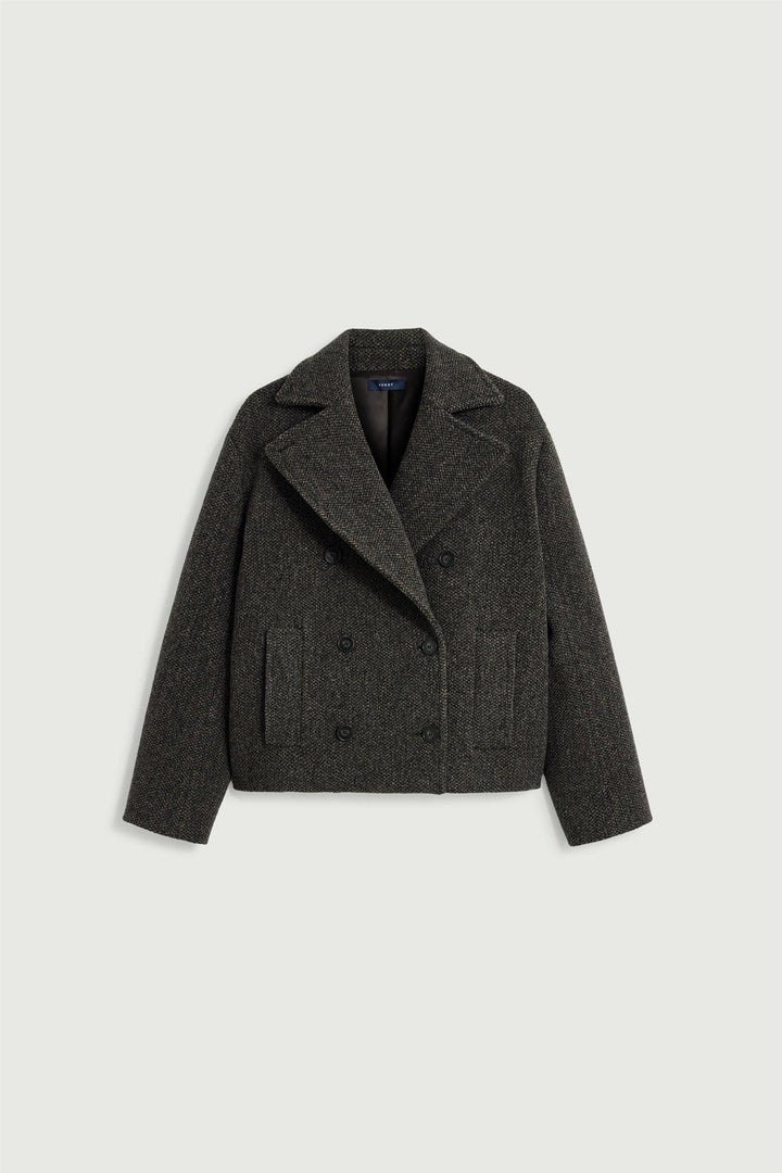 SOEUR Joseph Short Coat Marron/Noir - Dale
