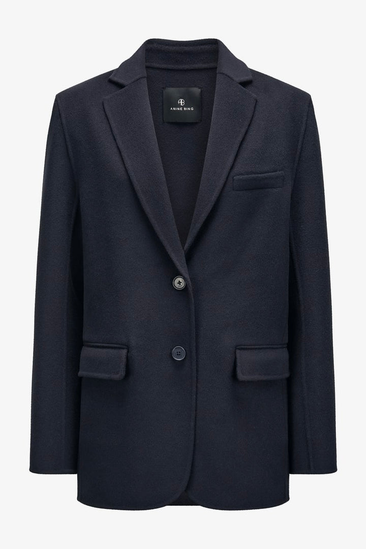 Quinn Blazer Cashmere Blend Midnight Blue