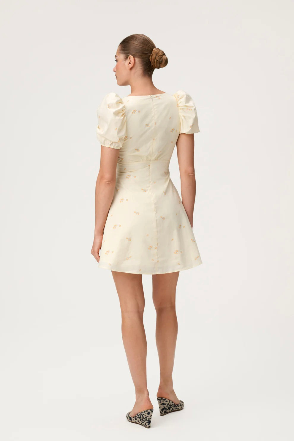 Sorrento Mini Dress Yellow Rose