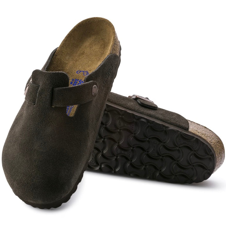 BIRKENSTOCK Boston Soft Footbed Herre Mocca - Dale