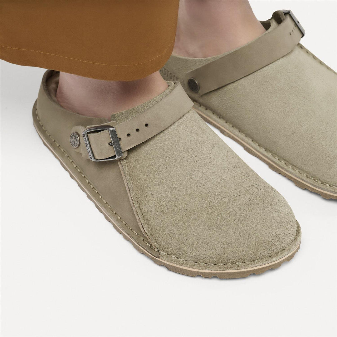 Lutry Premium Split Nubuck/Suede Herre Taupe
