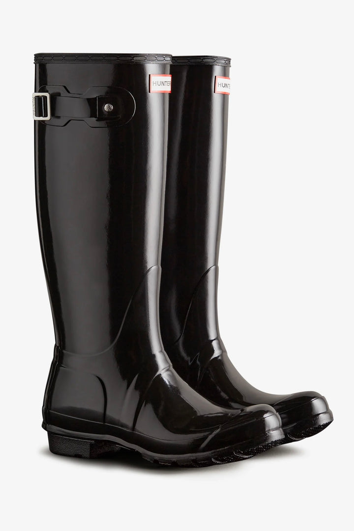 Original Tall Gloss Wellington Boot Black