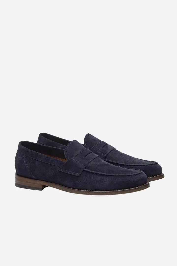 LOTTUSSE Yale Loafer Marine Blue - Dale