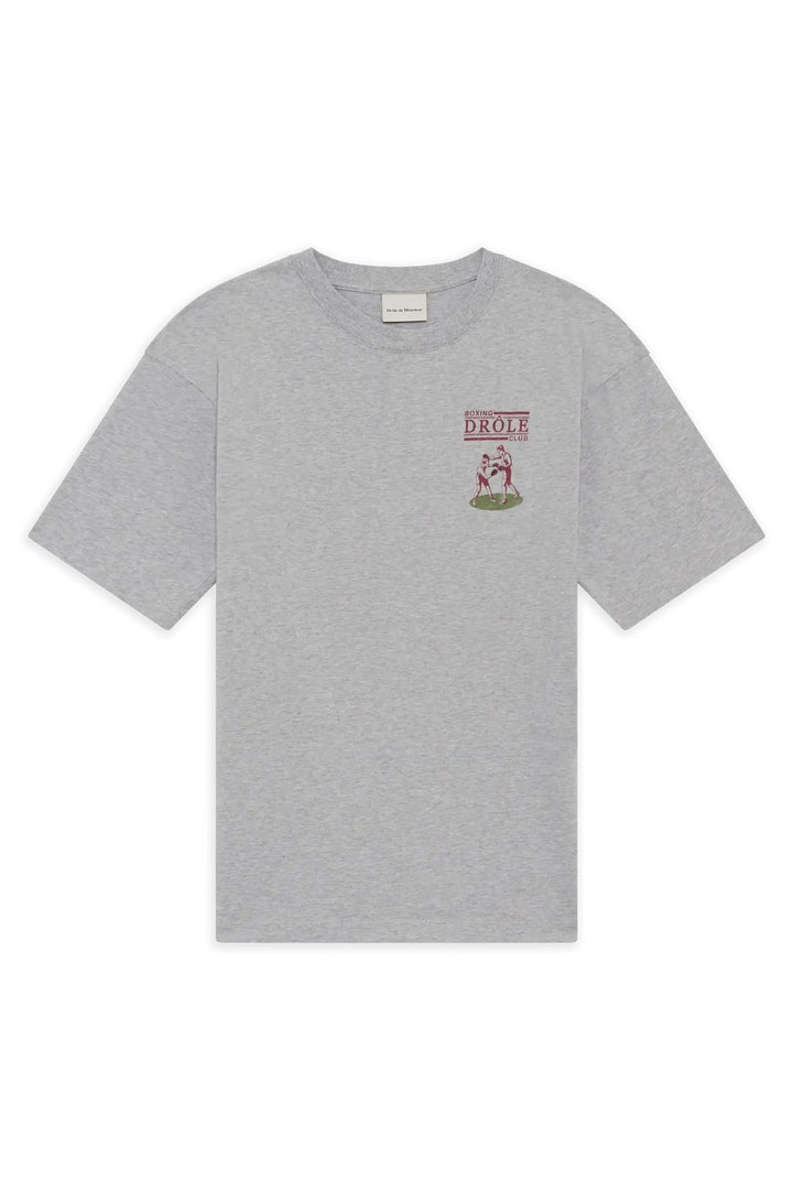 Drôle Boxers T-Shirt Heather Grey