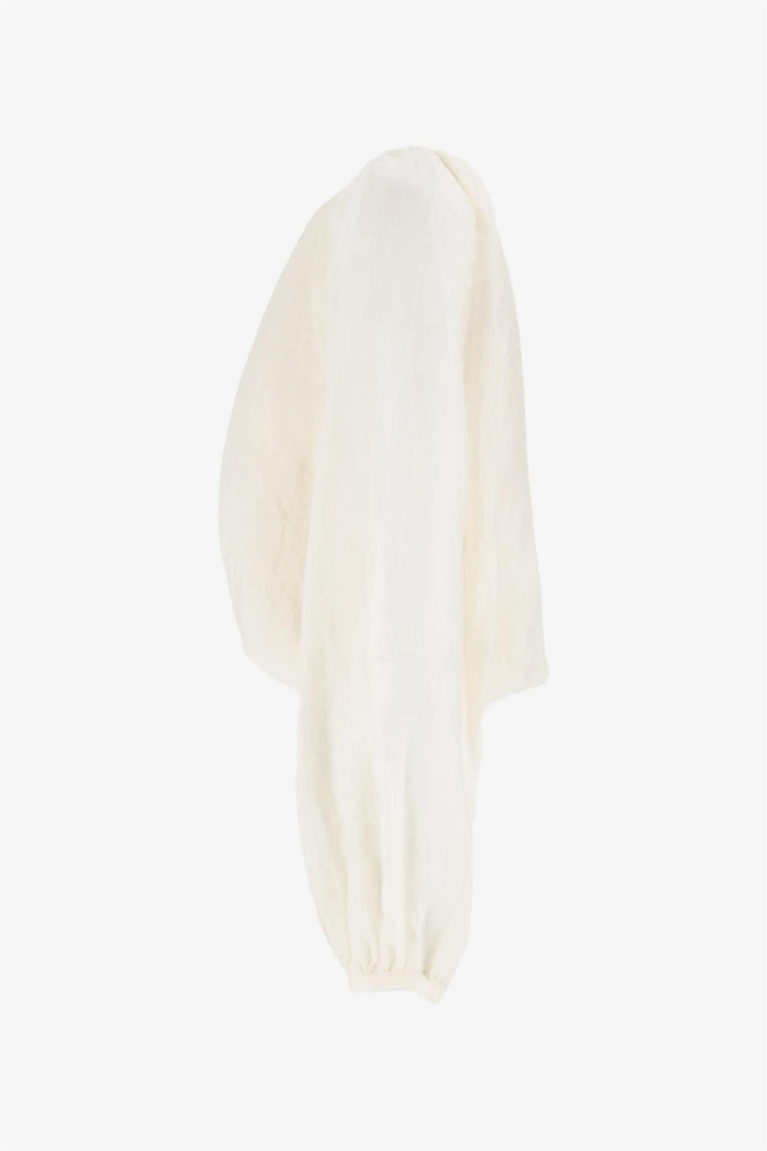 ELEH Gathered Balloon-Sleeve Blouse Cream - Dale