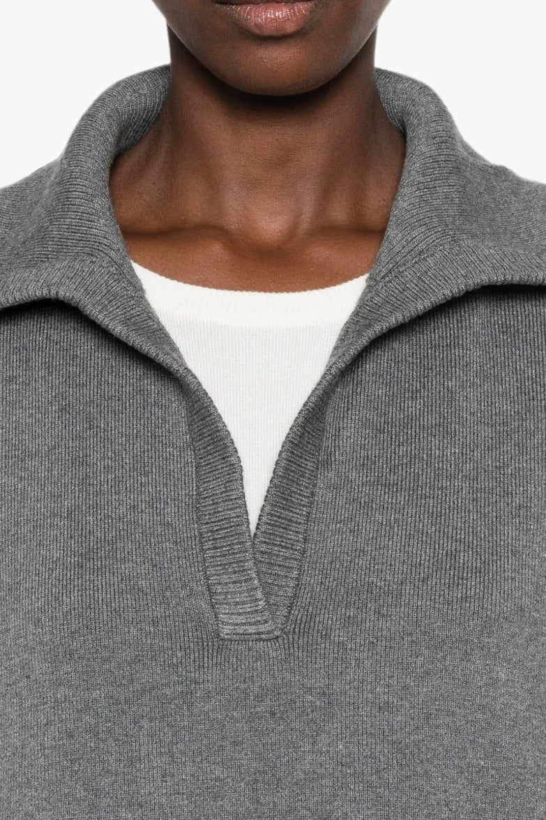 Maglia Grigio Long Sleeve Sweater