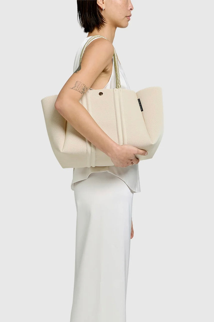 Meridian Midi Tote Crema