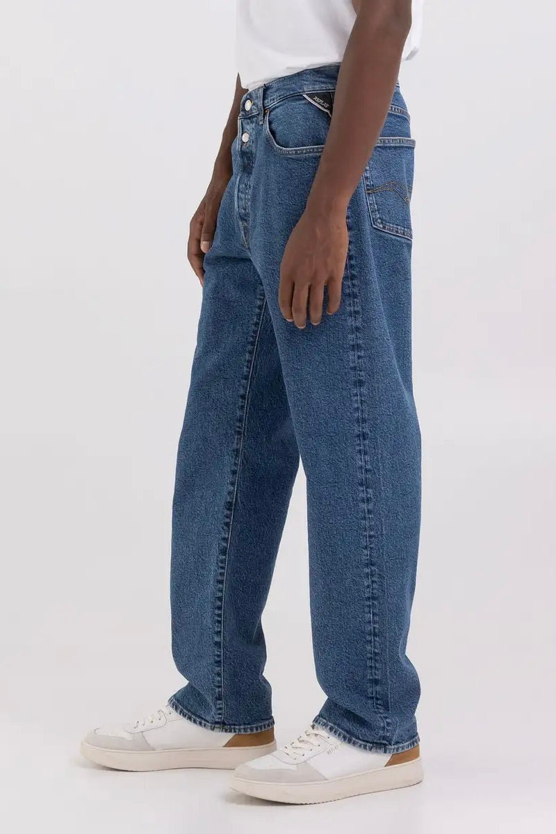M9Z1 Straight Fit Jeans Medium Blue
