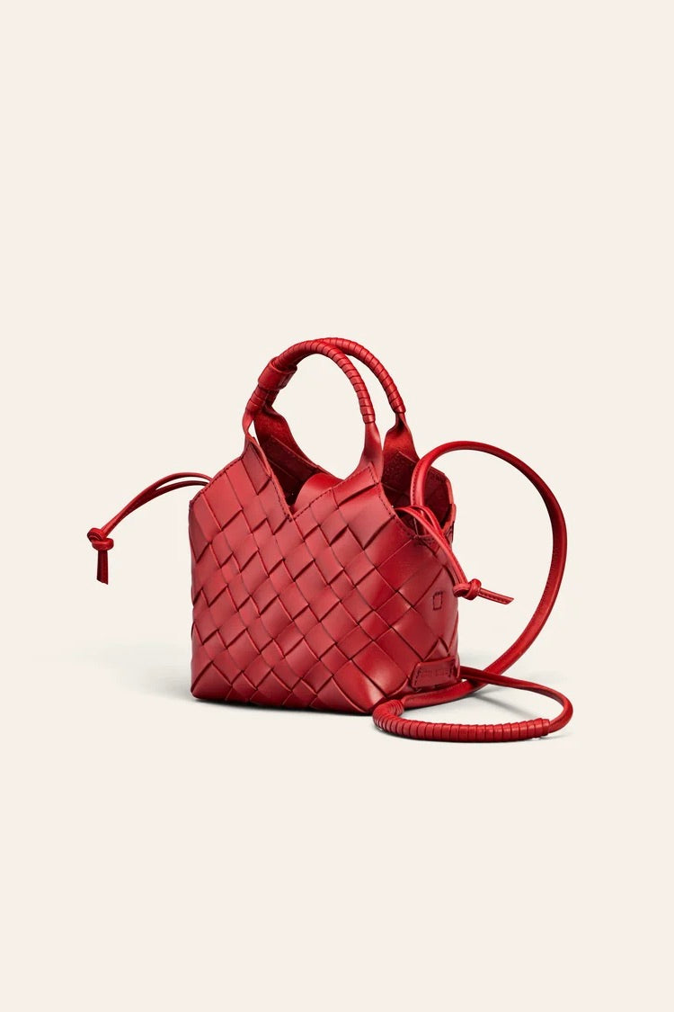 Misu Mini Cross-Body Bag Lipstick Red