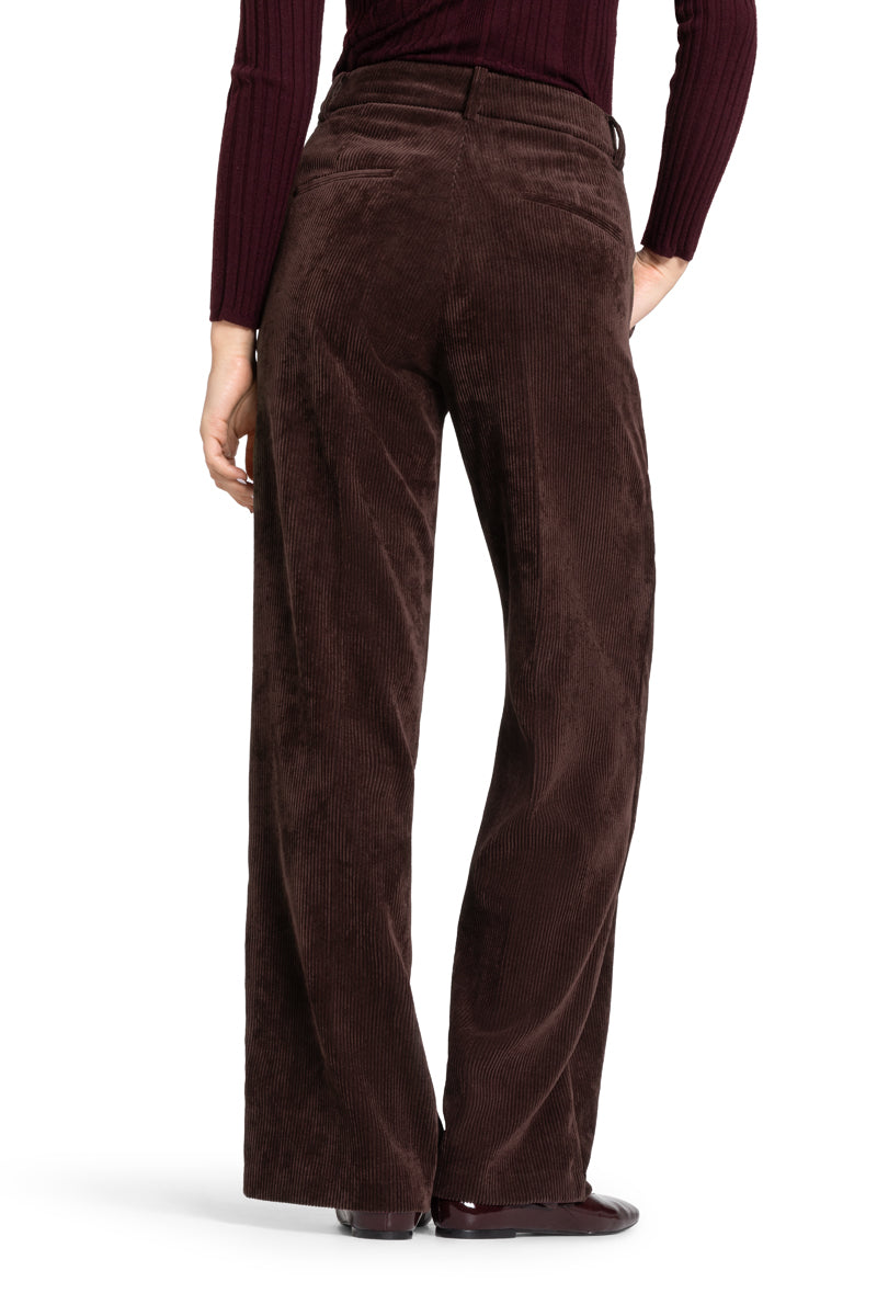 CAMBIO Amelie Corduroy Pants Coffee - Dale