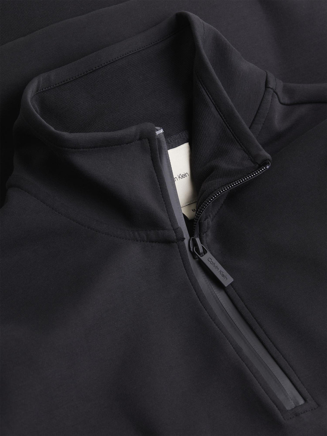 LUX TECH Q-ZIP SWEATSHIRT BLACK