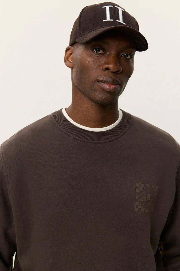 LES DEUX Ben Goods Sweatshirt Turkish Coffee Brown - Dale