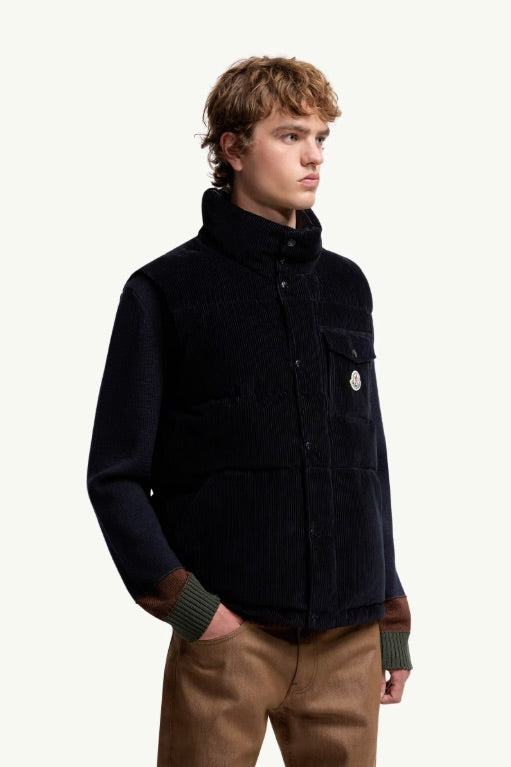 MONCLER Agen Corduroy Down Vest - Dale