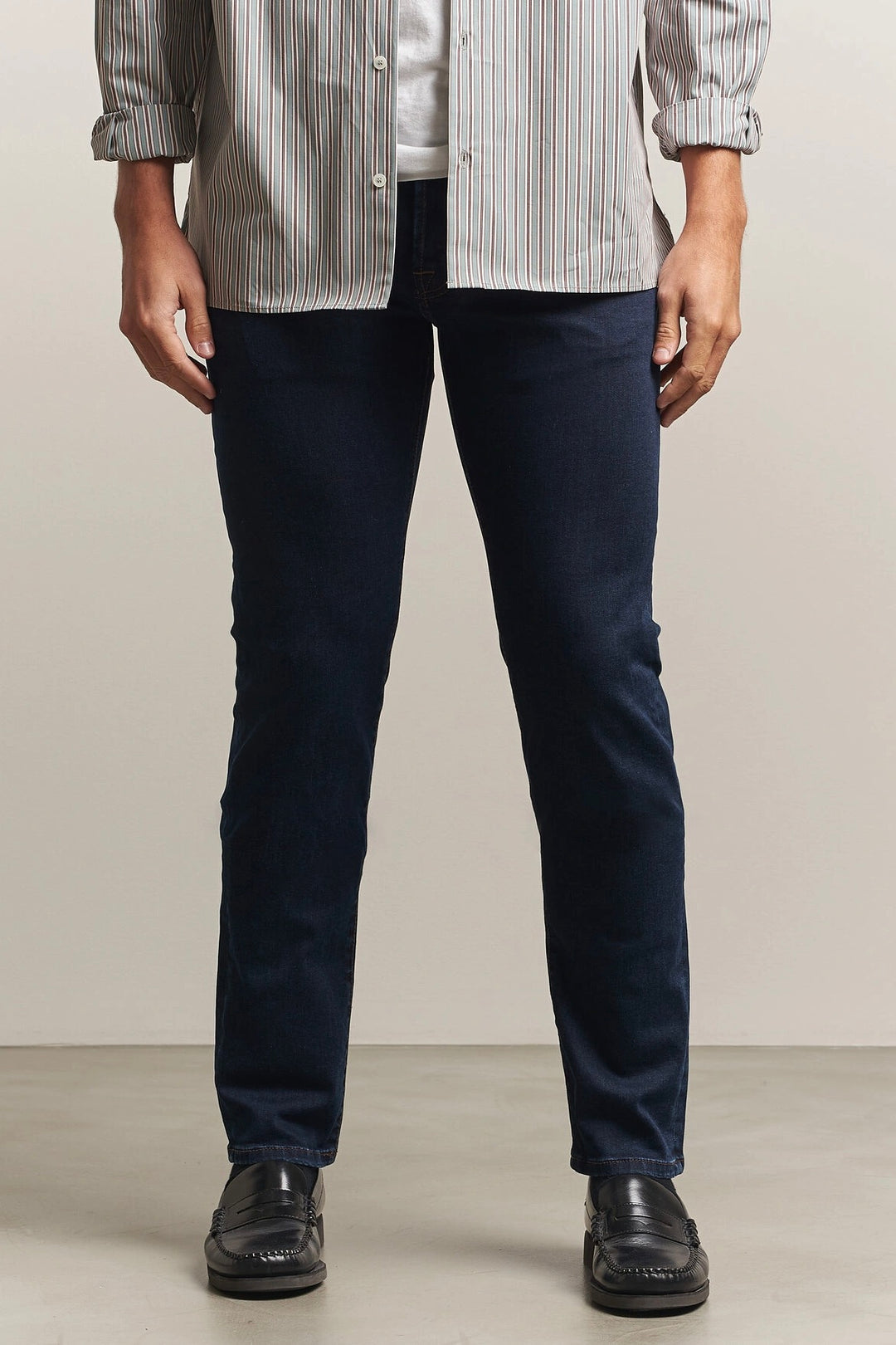 Nick Slim Fit Rinse Wash Stretch Jeans Dark Blue