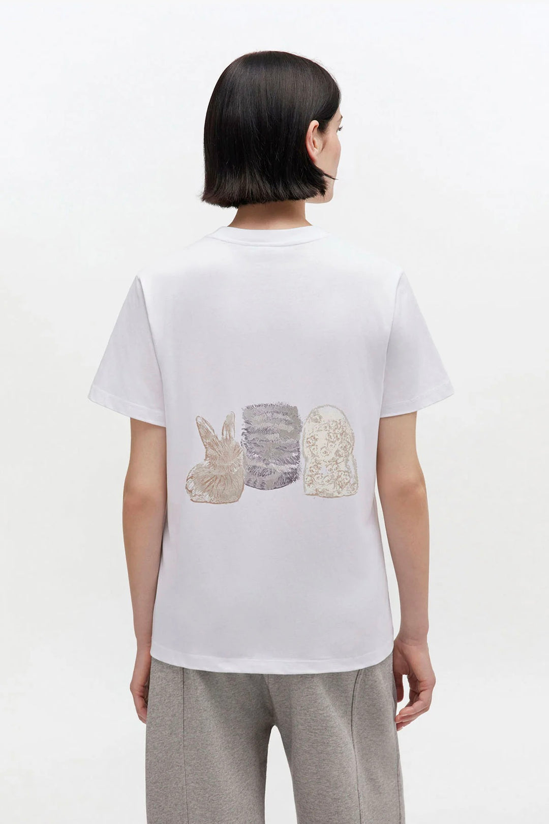 Basic Cotton Jersey Cute Animals