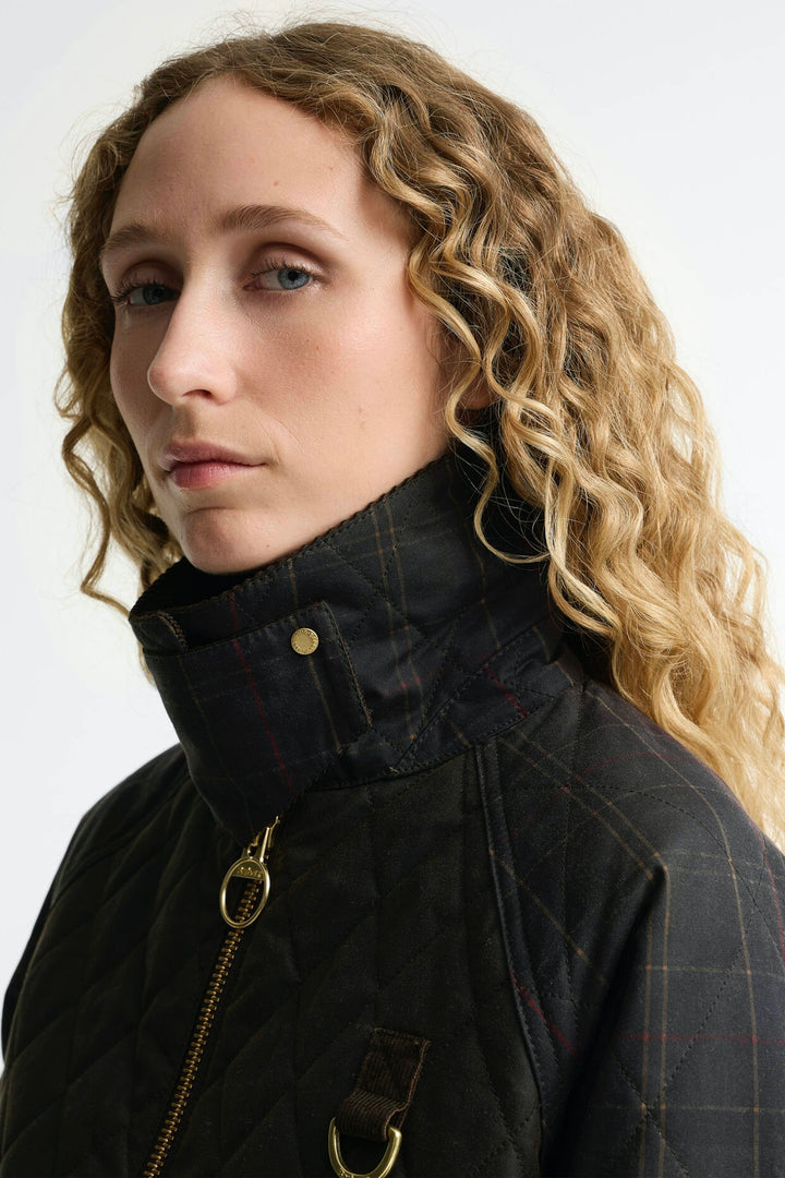 Traditional Quilt Spey Jacket Olive