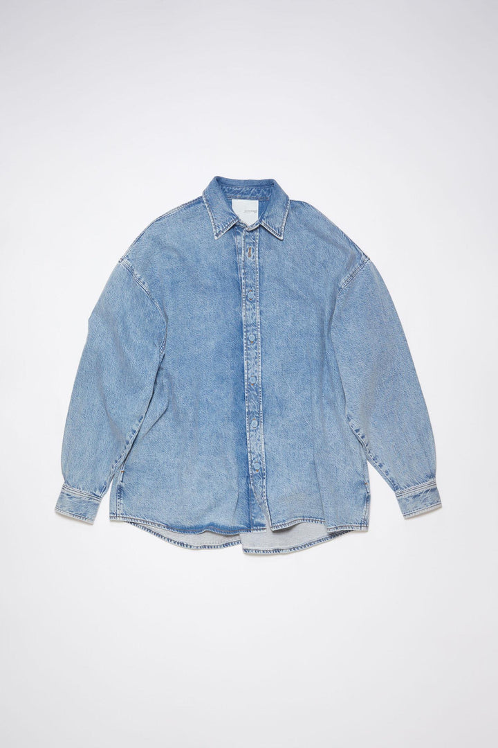 Denim Button-Up Shirt