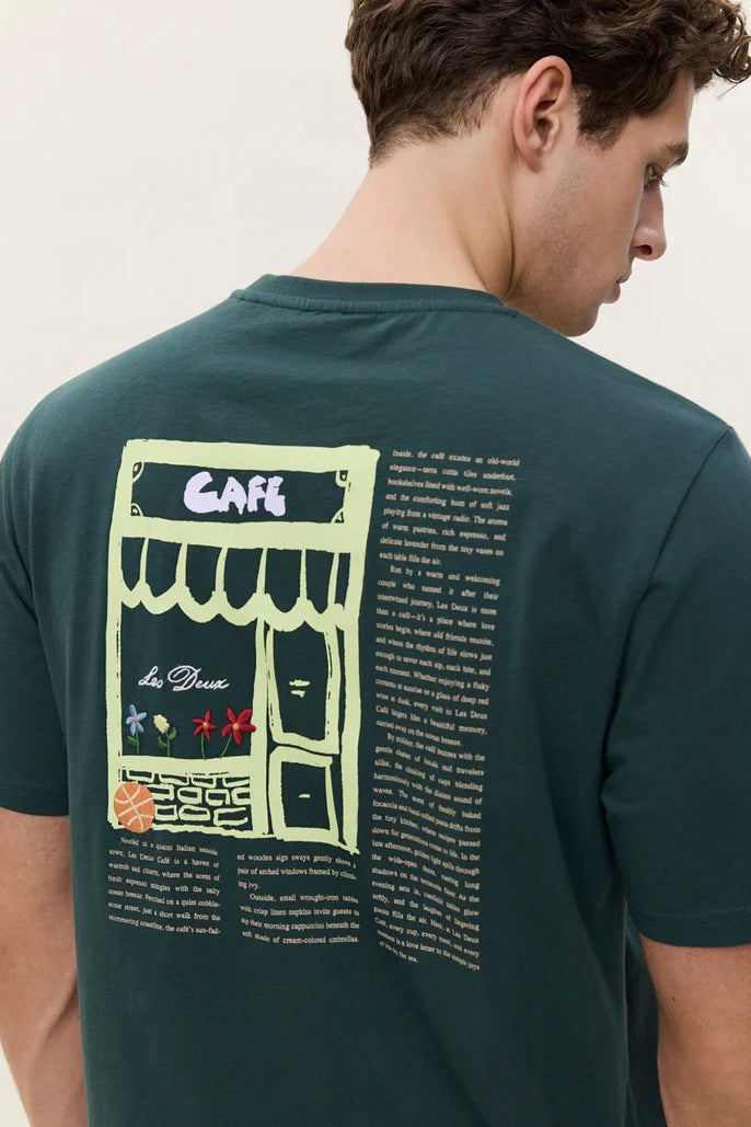 Café T-Shirt Pine Green