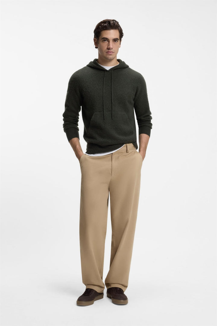 Beckham Florito_DB Knit Hoodie Dark Green