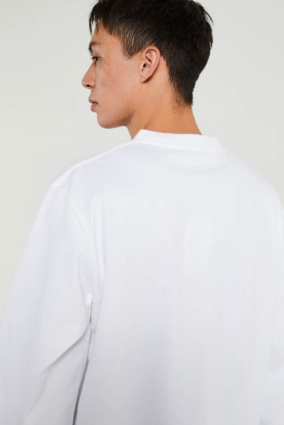 ACNE STUDIOS | Long Sleeve T-Shirt with Print Optic White | Dale