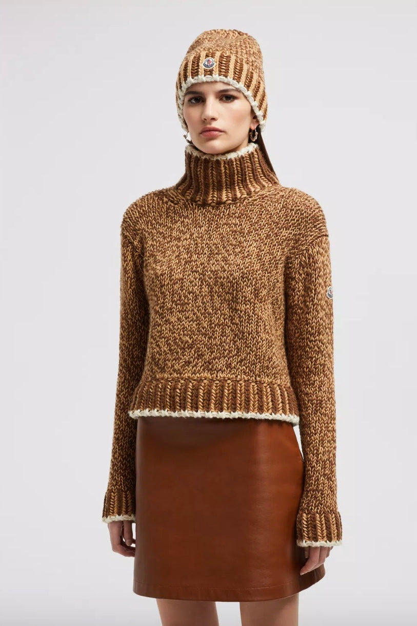 Wool Blend Turtleneck Sweater