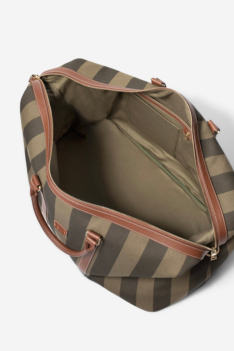 Marlowe Weekend Bag Green Stripe