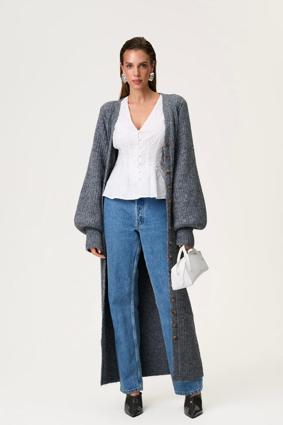 Palena Blouse White Embroidery