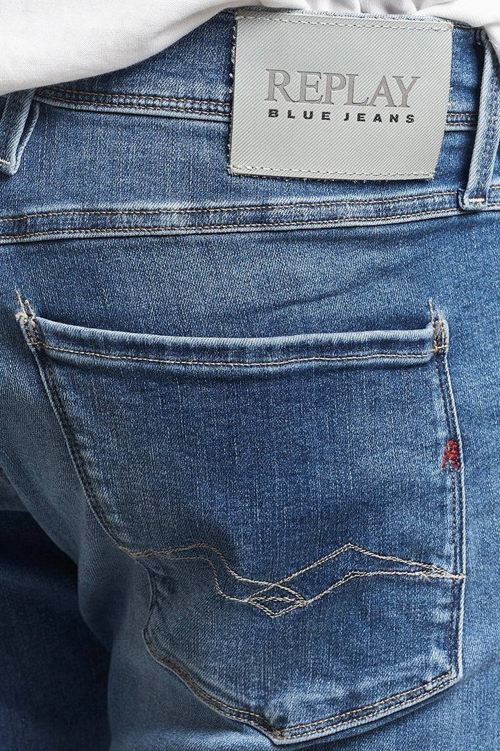 Anbass Hyperflex Jeans Mid Blue